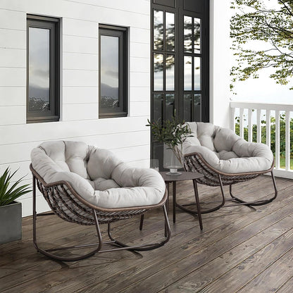 The Minimalist Nest: A Stylish Dual-Use Rattan Hanging Chair